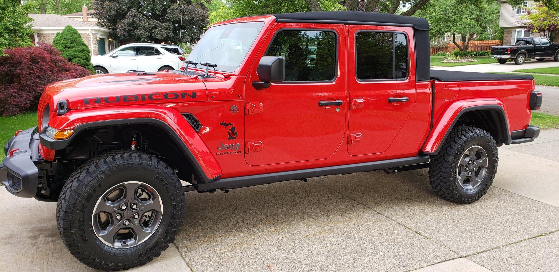 Jeep Gladiator Request: Gladiators with soft tops 20190604_191240
