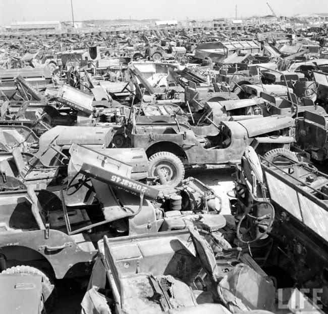 Jeep Gladiator Check Engine Light Jeep Graveyard on the Island of Okinawa, Japan, 1949 (9)