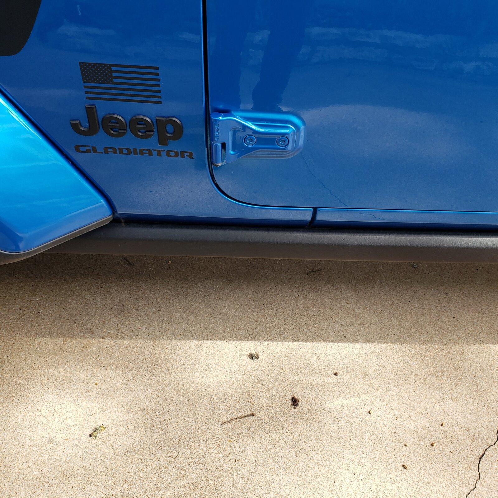 Jeep Gladiator Austin area trade my rock rails for your side steps 20210718_173431