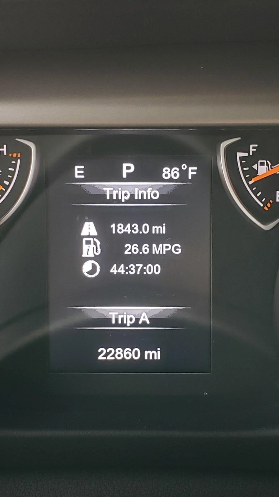 Jeep Gladiator Gasser real world fuel economy 20210718_145651