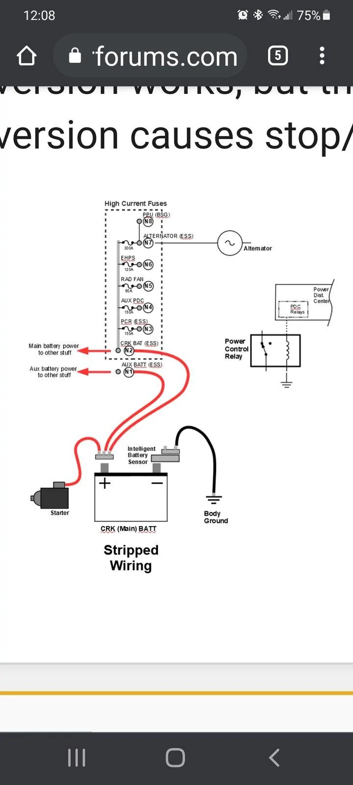 Jeep Gladiator ESS Dual Battery System Operation ess