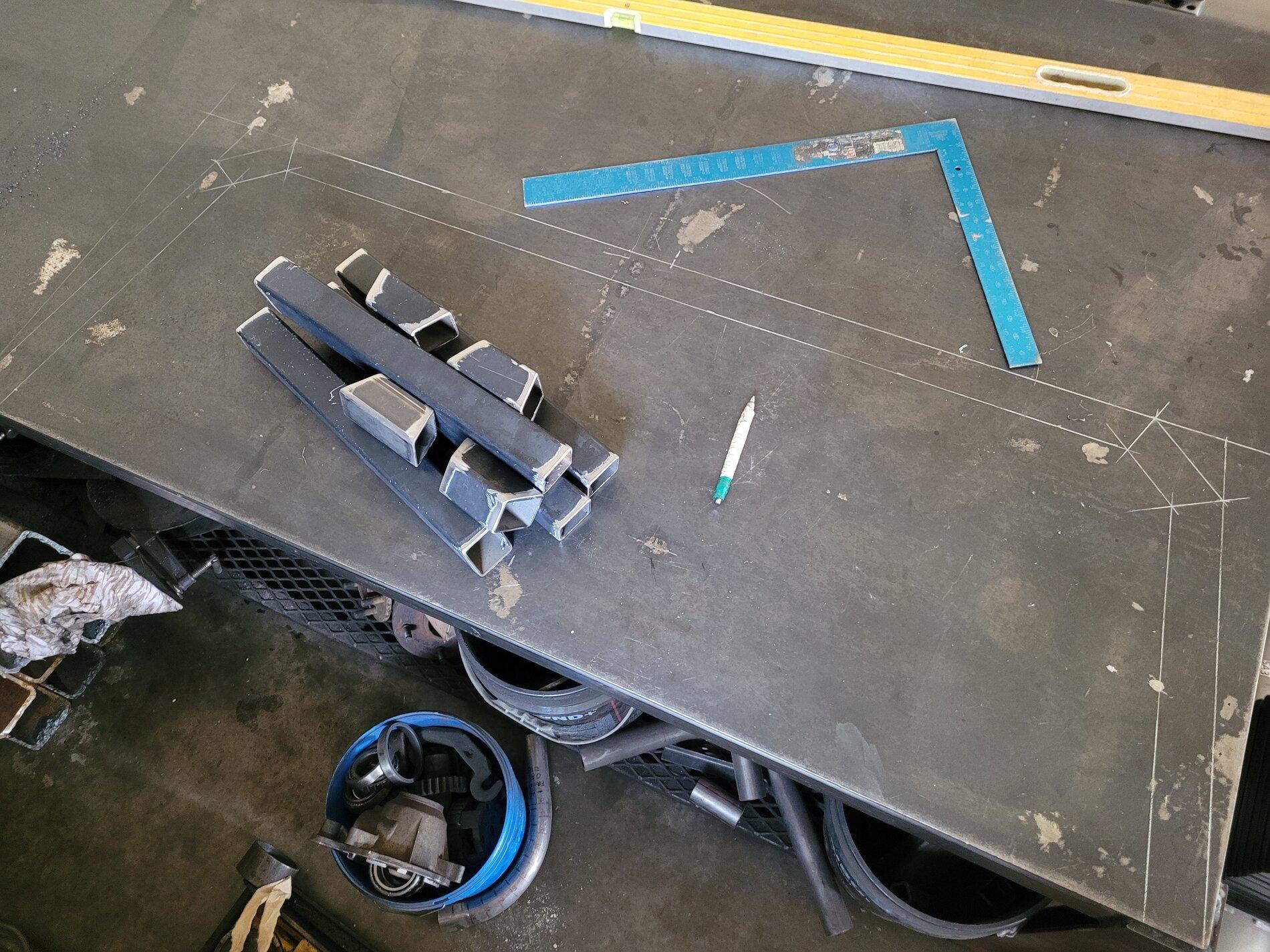 Jeep Gladiator Mini expedition rack/rtt build 20210718_134449