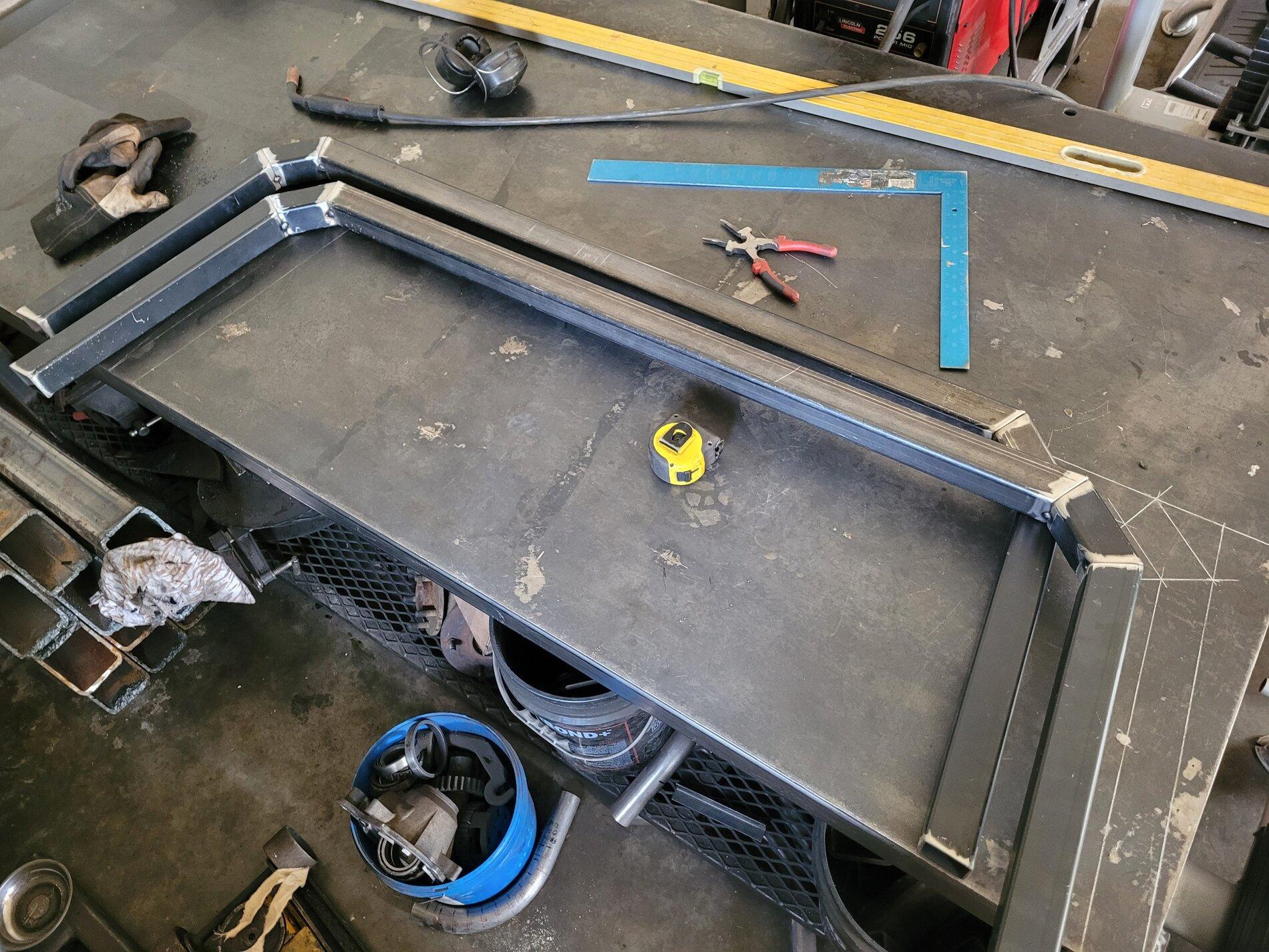 Jeep Gladiator Mini expedition rack/rtt build 20210718_150458