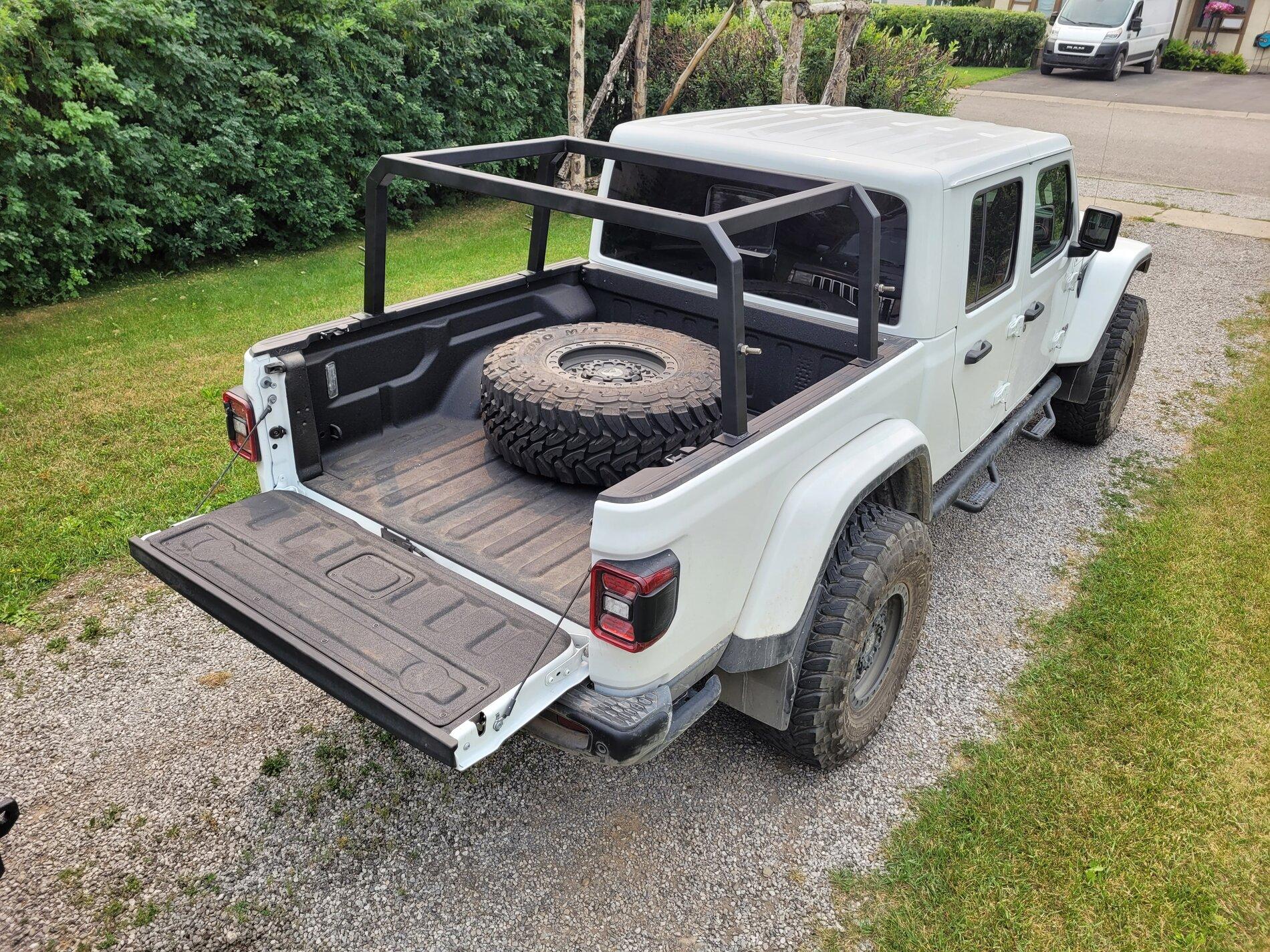 Jeep Gladiator Mini expedition rack/rtt build 20210719_150757