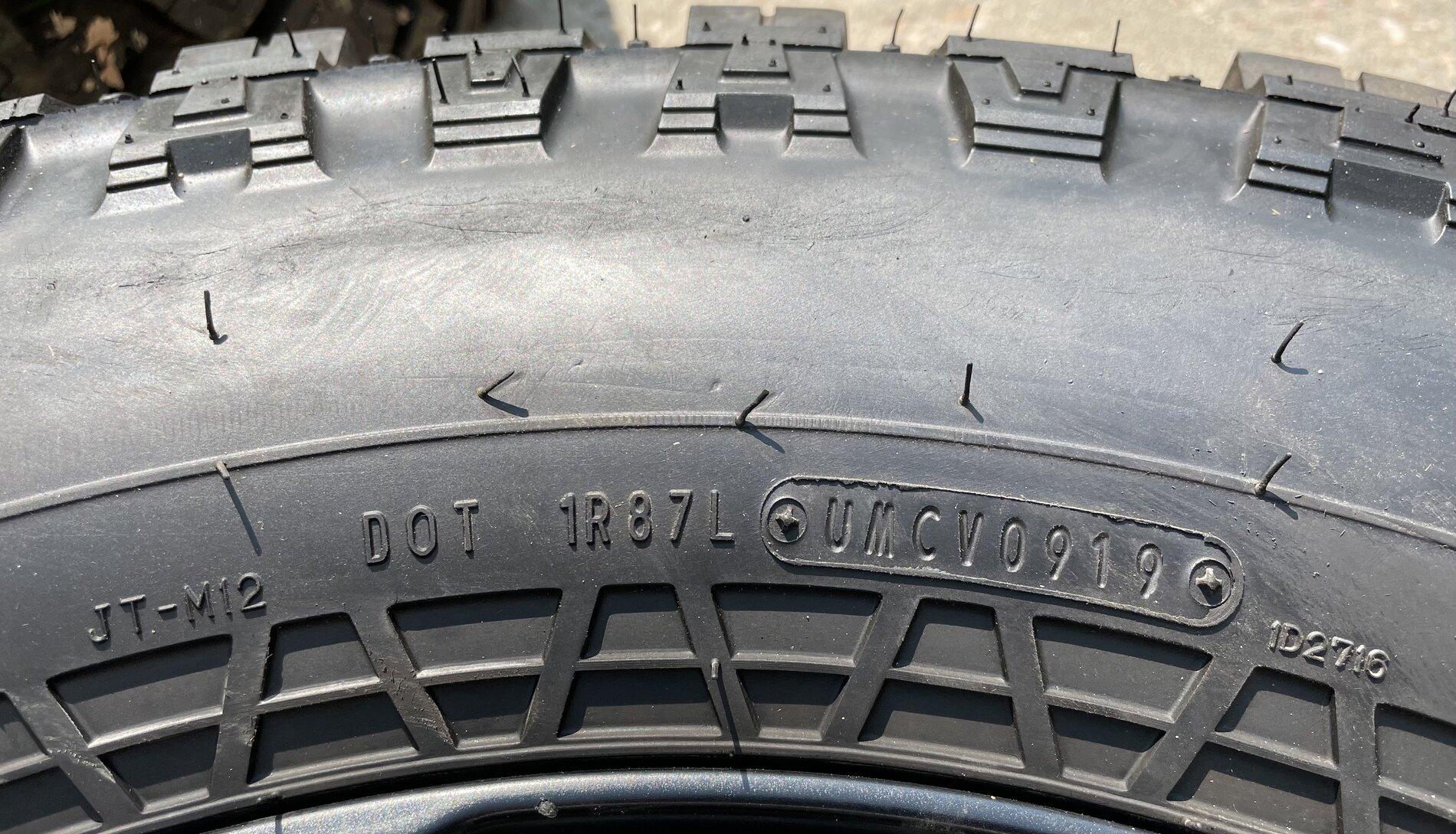Jeep Gladiator JT stock wheels & tires for sale, no tpms or lugnuts.  $1000 obo FBD39712-7D57-4C24-ADB0-DEE497F48485
