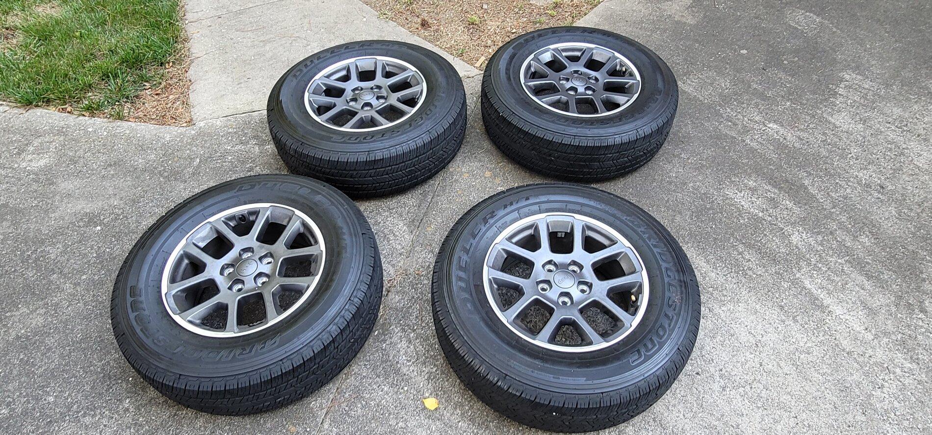 Jeep Gladiator 2021 Gladiator Overland Rims and Tires Free to good home. 20210625_183610