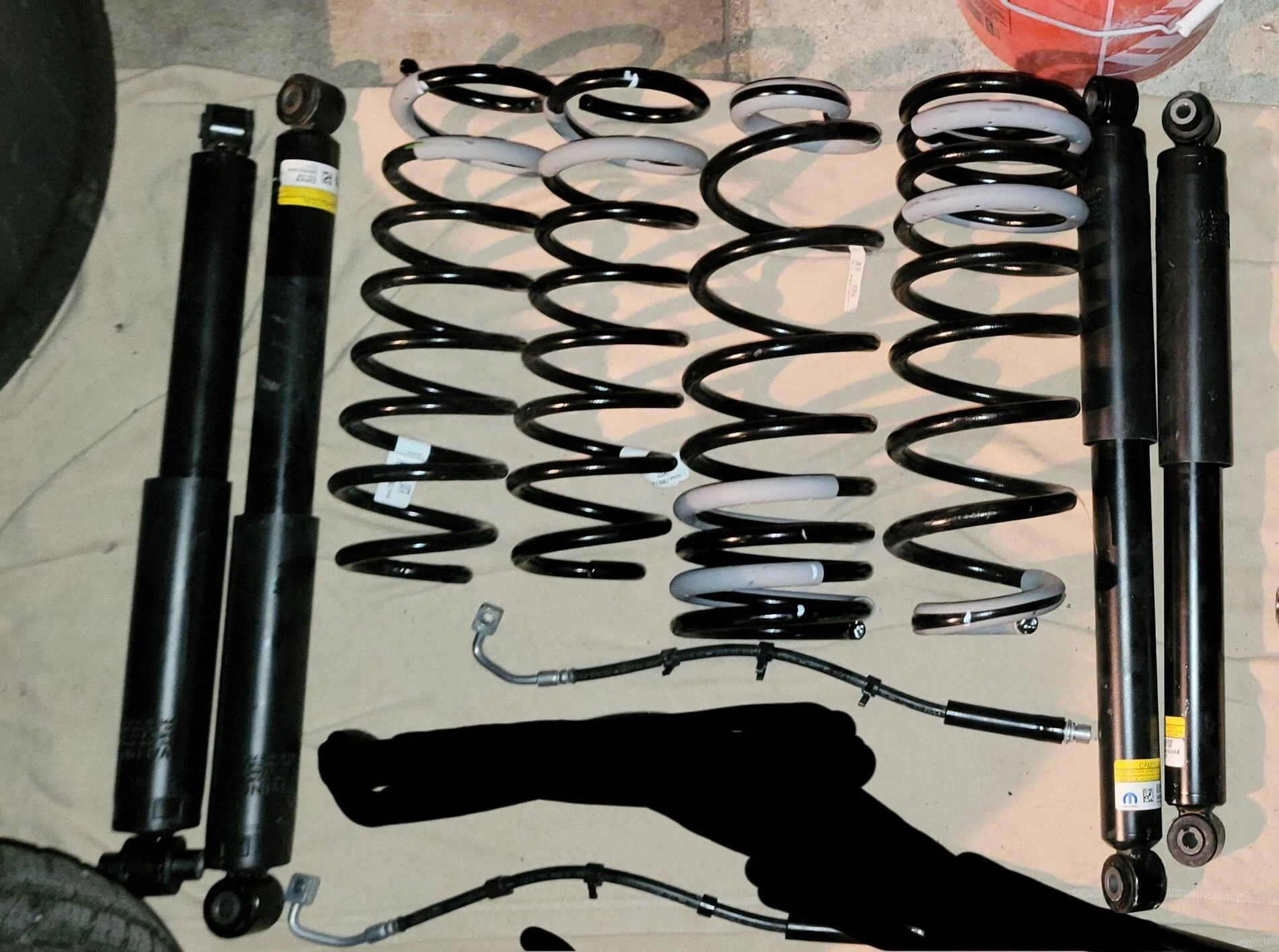 Jeep Gladiator OEM Max Tow suspension components 20210718_213741