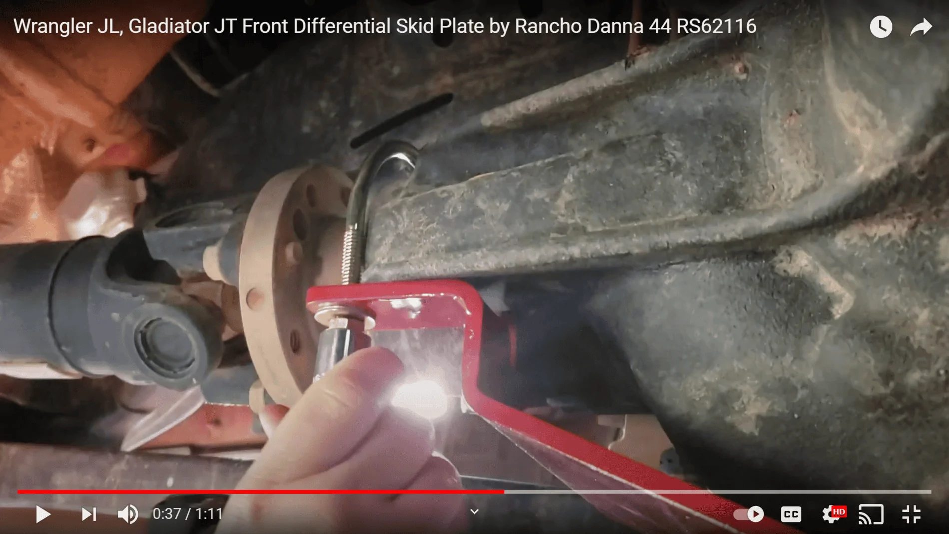 Jeep Gladiator I am 0 for 2 trying to install skid plates 1626831823217