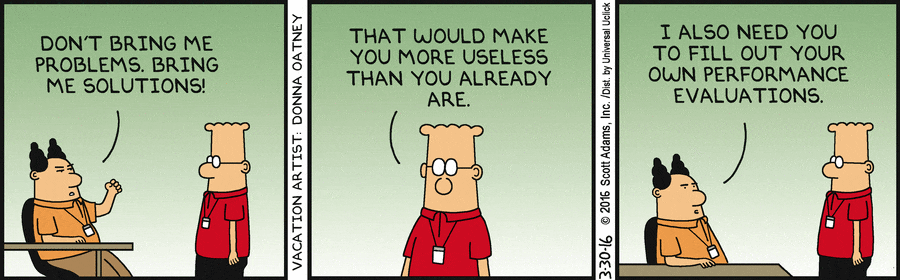 Jeep Gladiator First post and a nightmare story of a warranty! Dilbert-solutions-not-problems