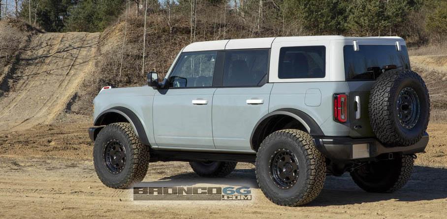 Jeep Gladiator New Bronco!  Hard Top Issues  ... White Top Cactus Gray 2021 Bronco 4 Door 3