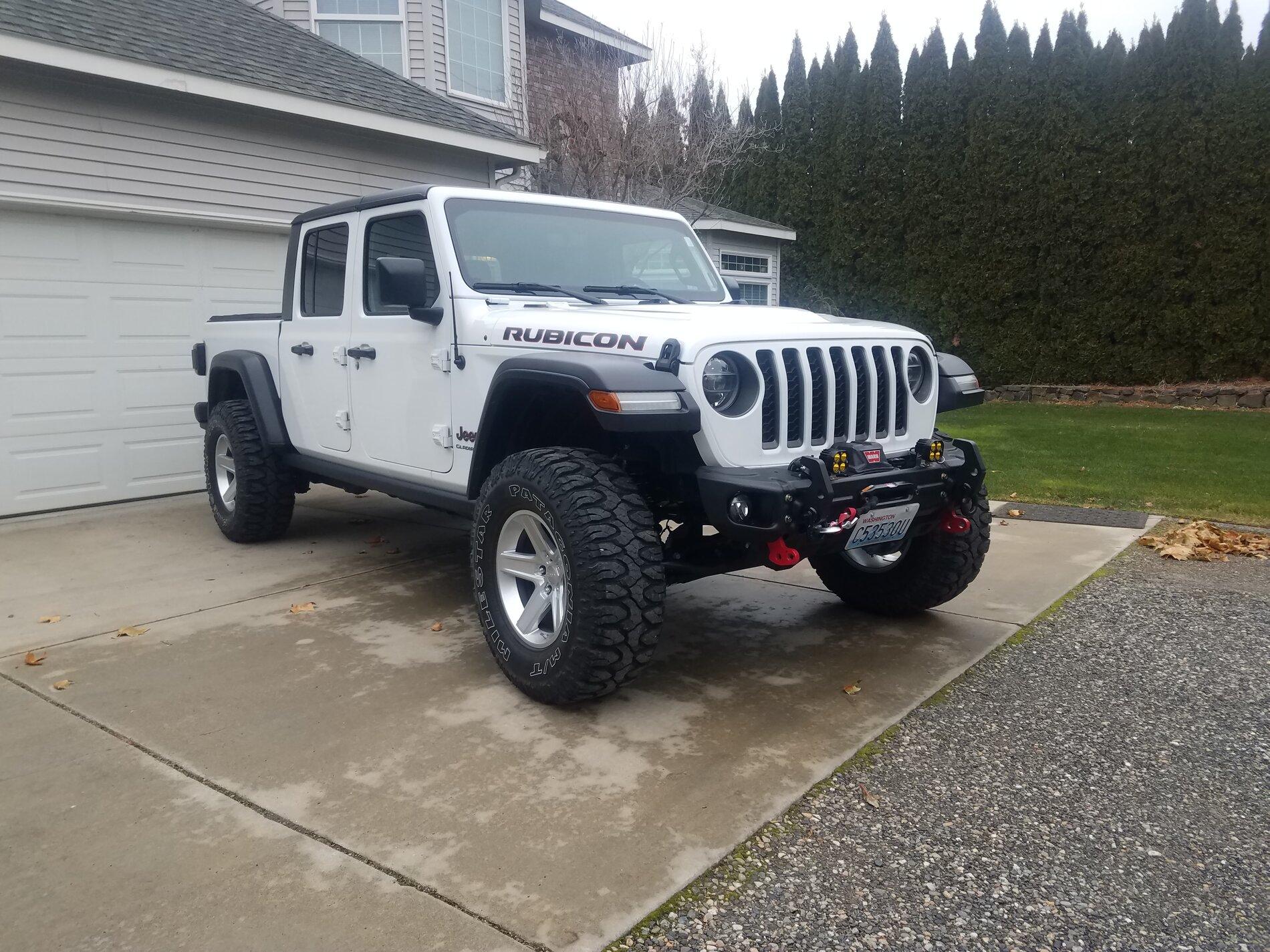 Jeep Gladiator 37s or 35s? 1st oil change 4100
