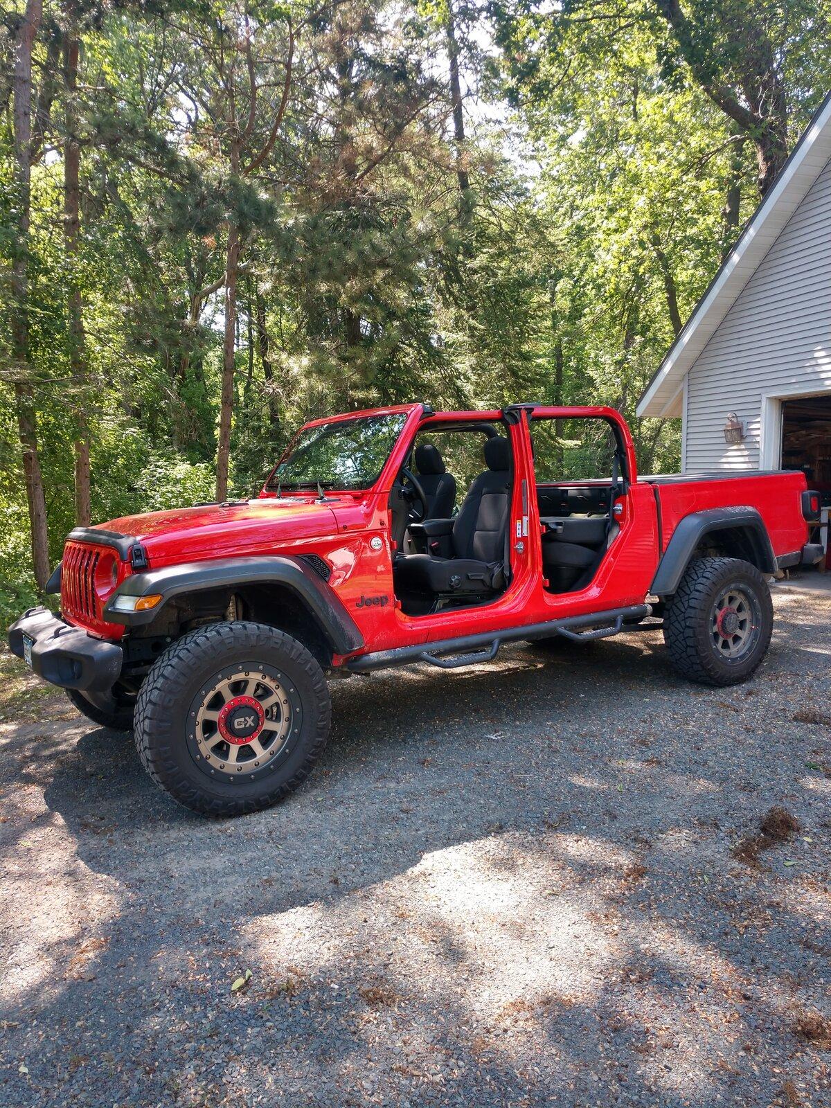 Jeep Gladiator Lets see those Sport S Gladiators with 35" tires and wheels !! IMG_20210606_155852930_HDR