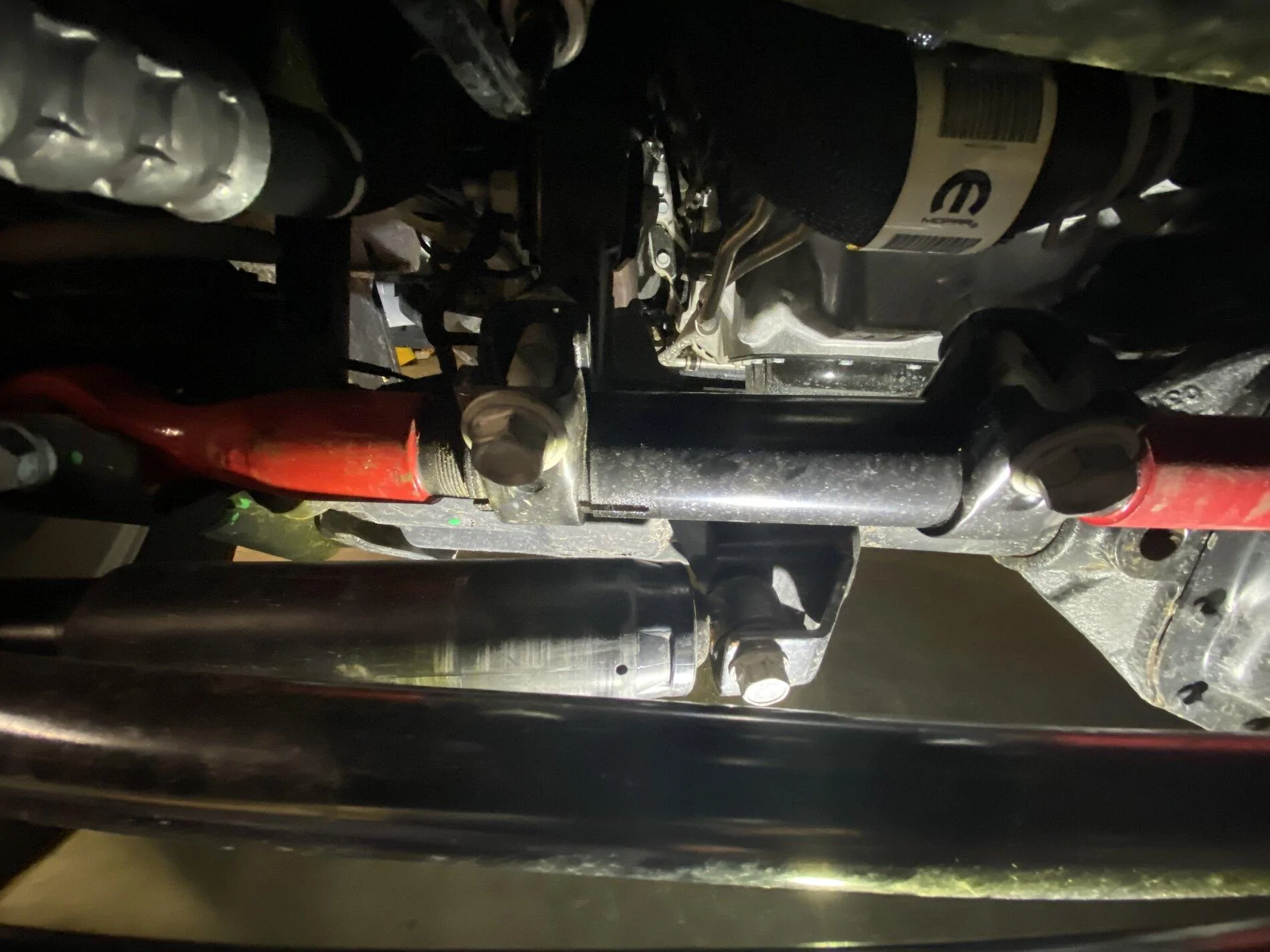 Jeep Gladiator Fox steering stabilizer install help IMG_0589