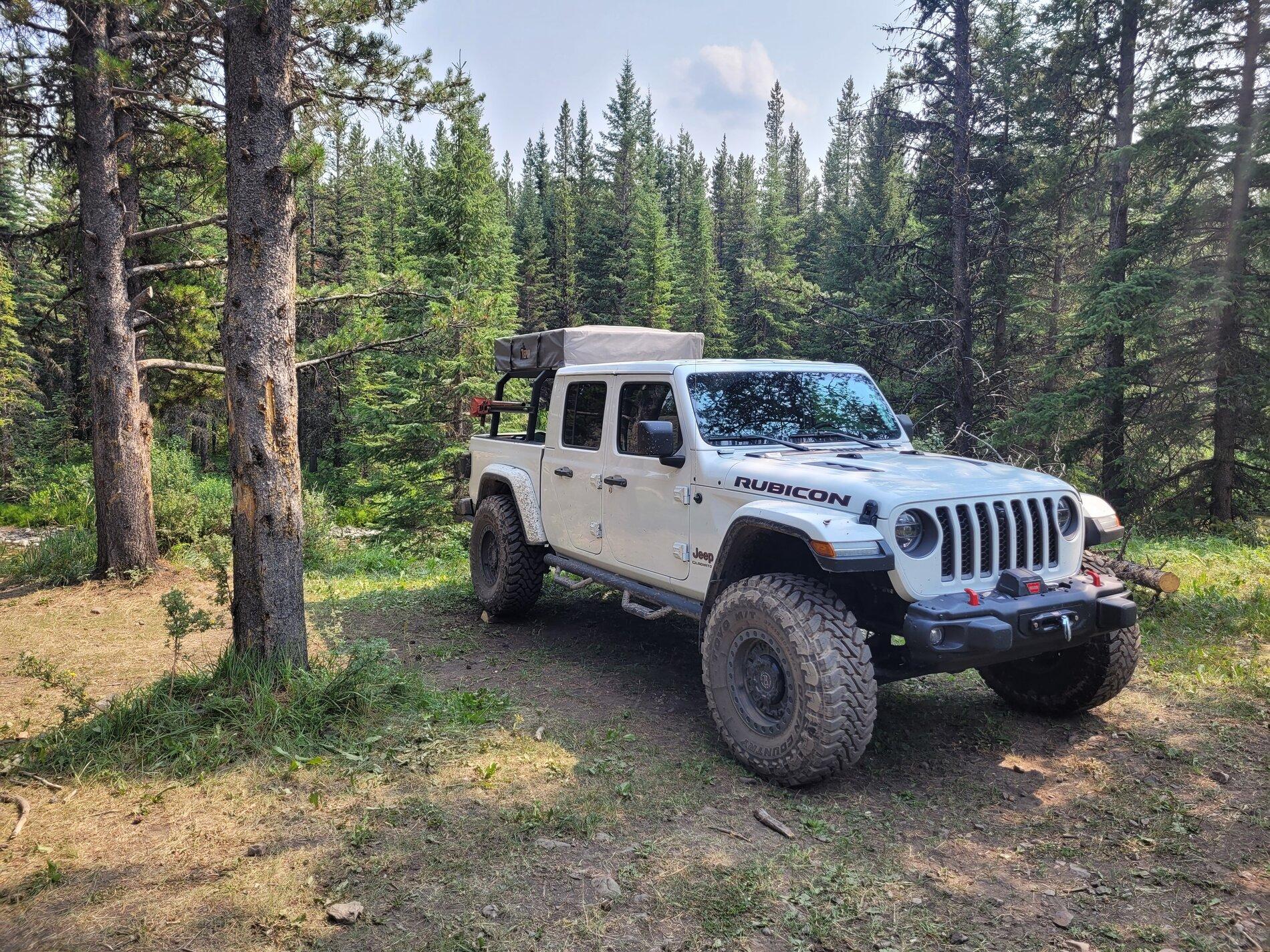 Jeep Gladiator Went camping this week 20210721_153401