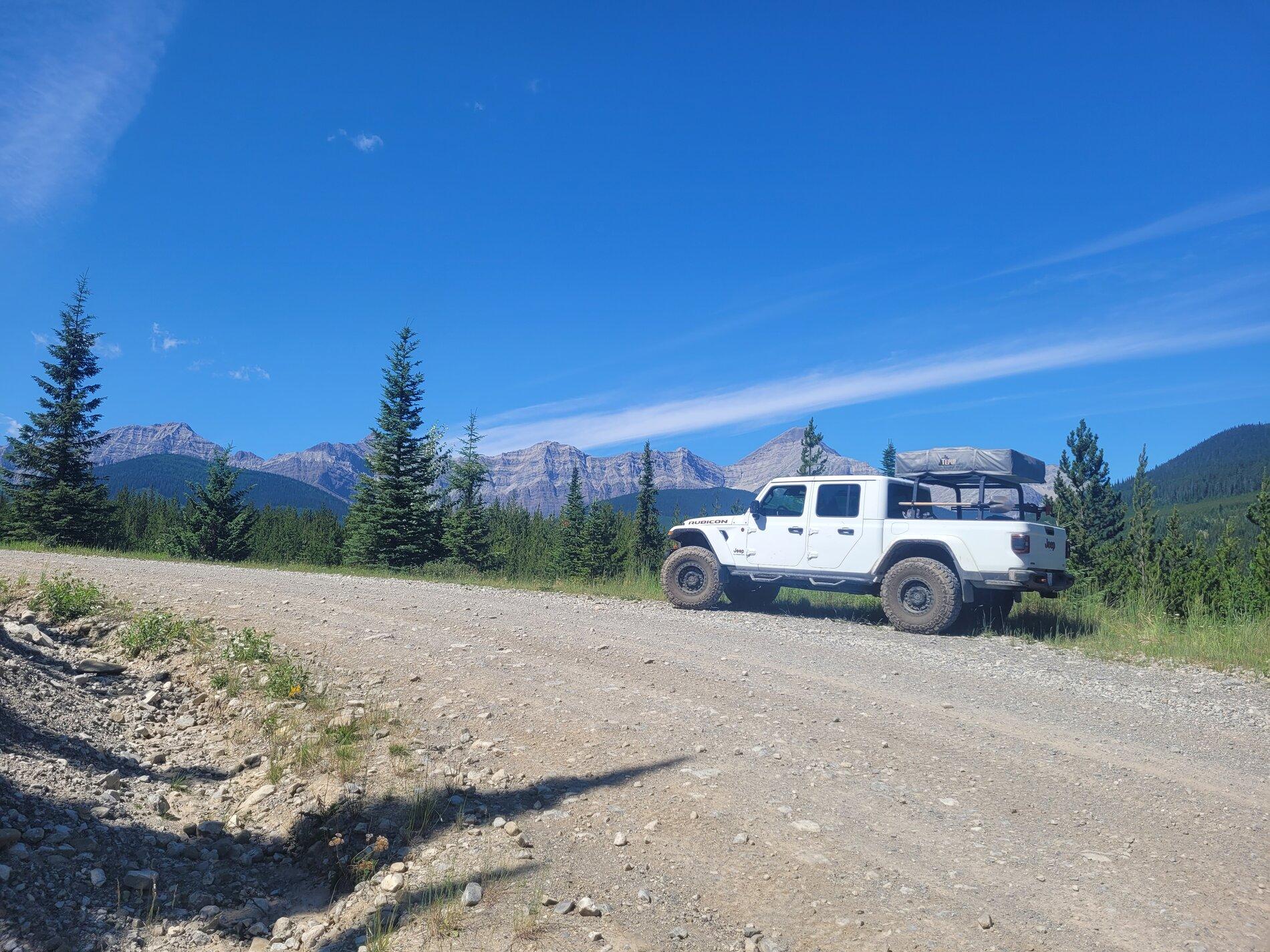 Jeep Gladiator Went camping this week 20210722_115929