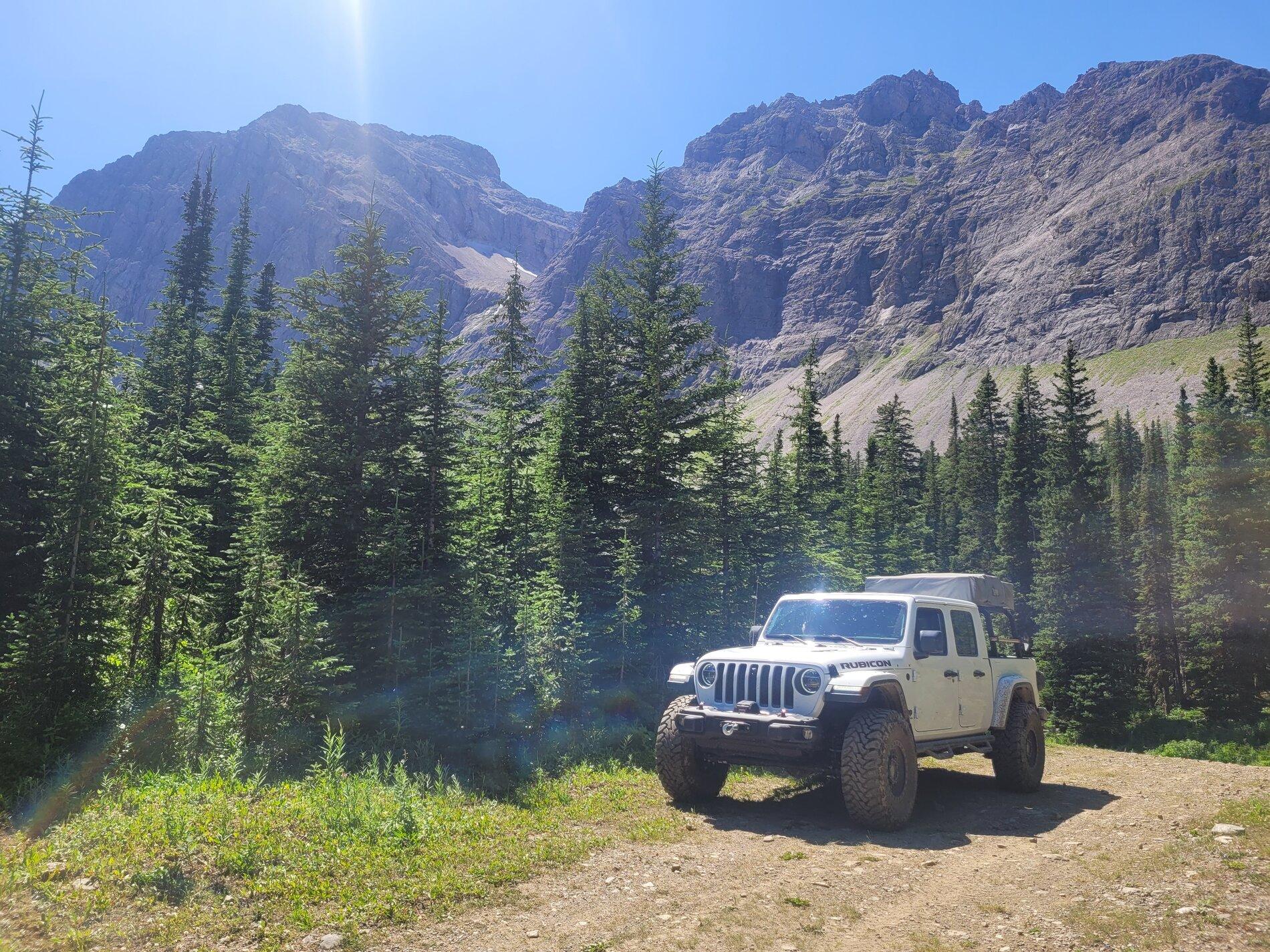 Jeep Gladiator Went camping this week 20210722_140805