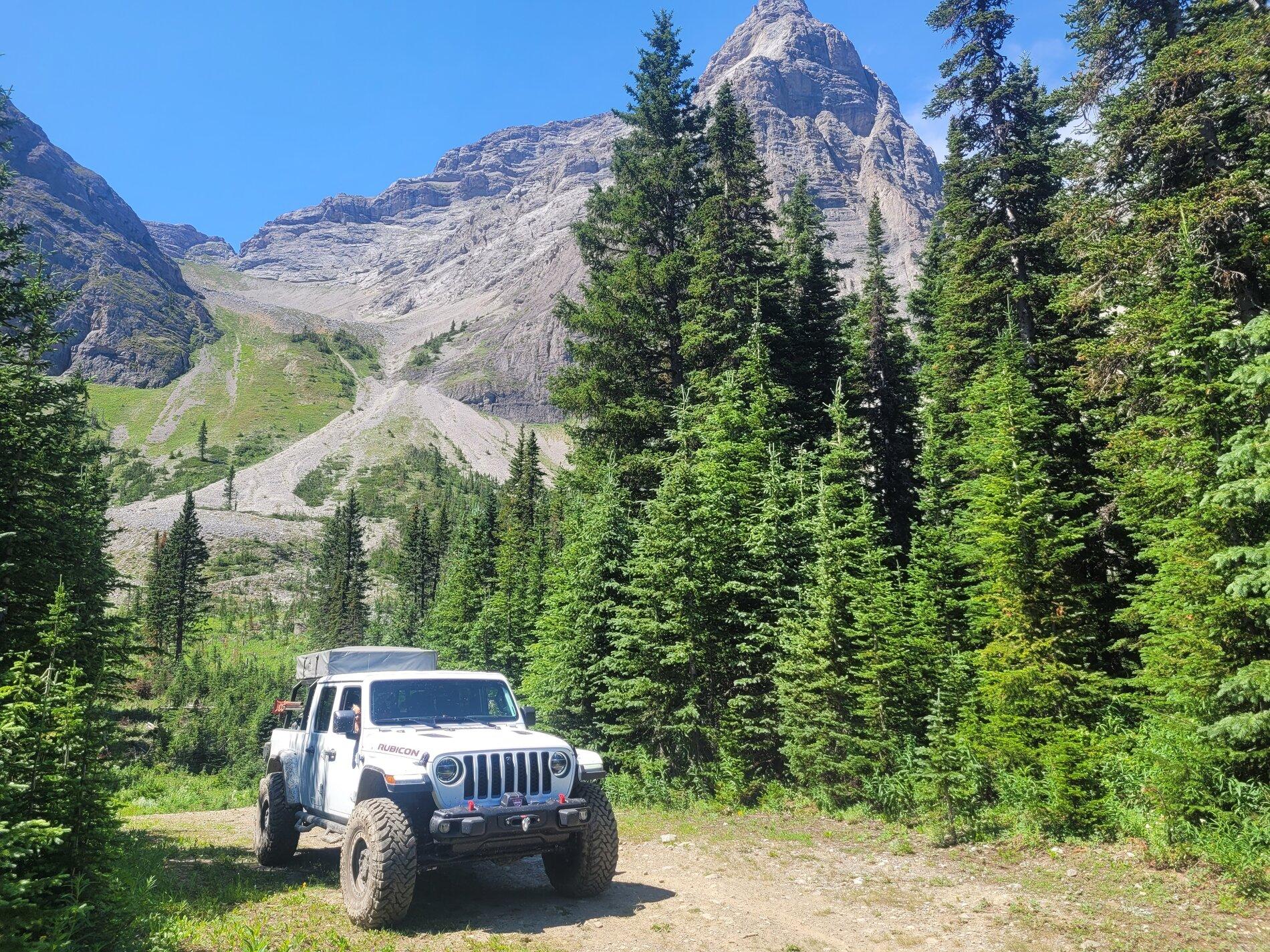 Jeep Gladiator Went camping this week 20210722_140823