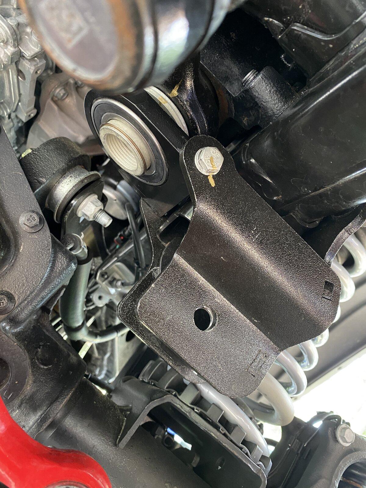 Jeep Gladiator Steer Smarts sector shaft brace Mojave install 2C1AA84F-7760-4F1B-9559-FE7A93C64DCA
