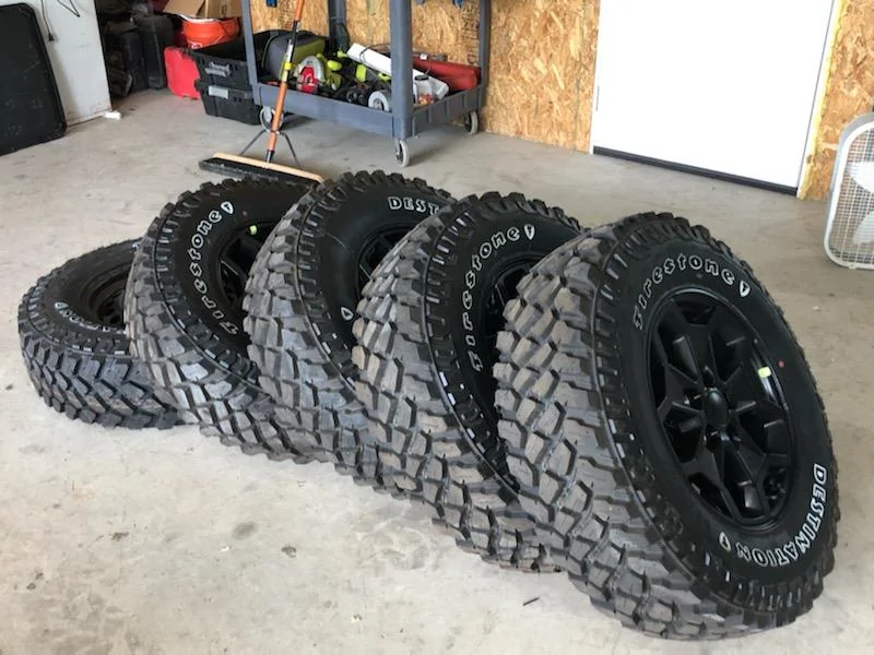 Jeep Gladiator New Firestone destination MT2s with wheels IMG_1262