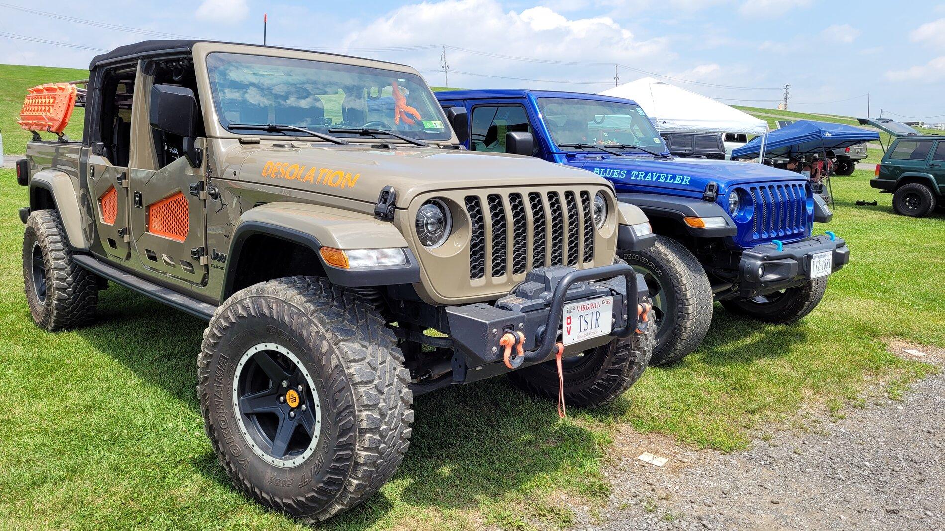 Jeep Gladiator Jeeps PA Show at Carlisle Pa July 24-25 20210725_122932