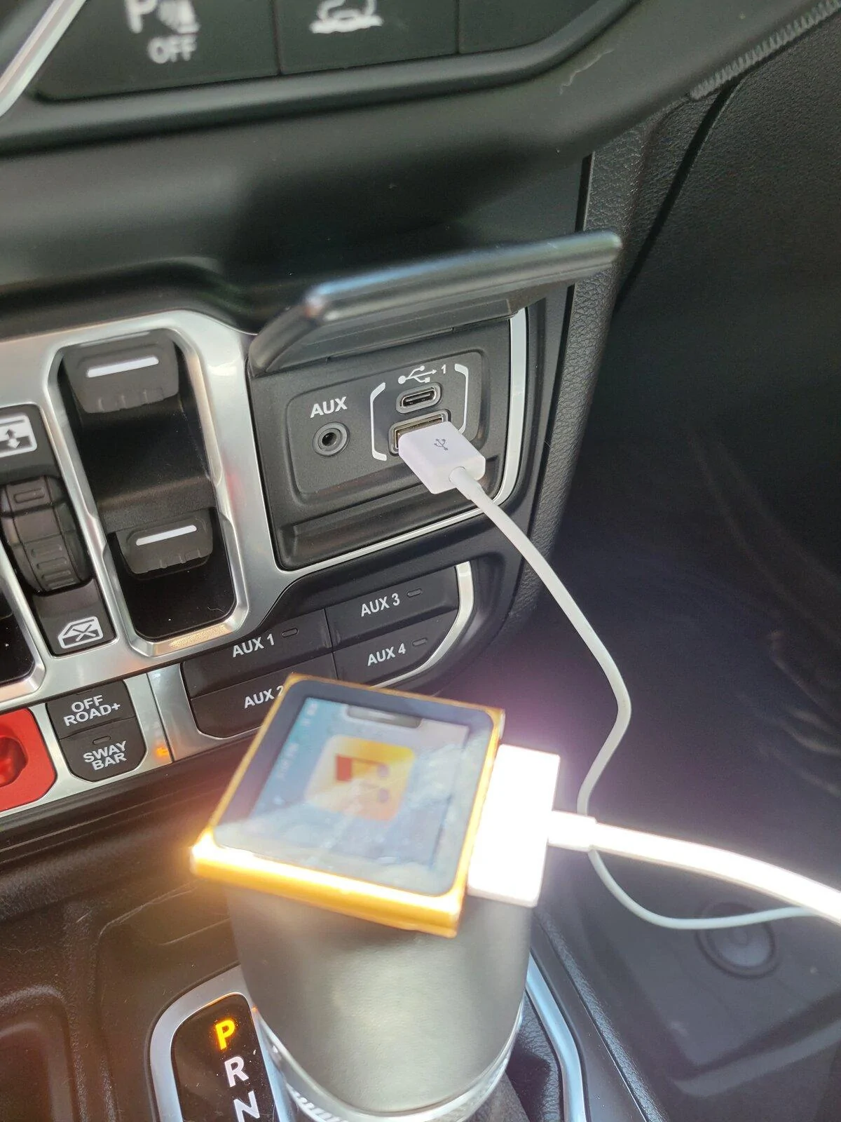 Jeep Gladiator Trouble connecting ipod 20210726_140430