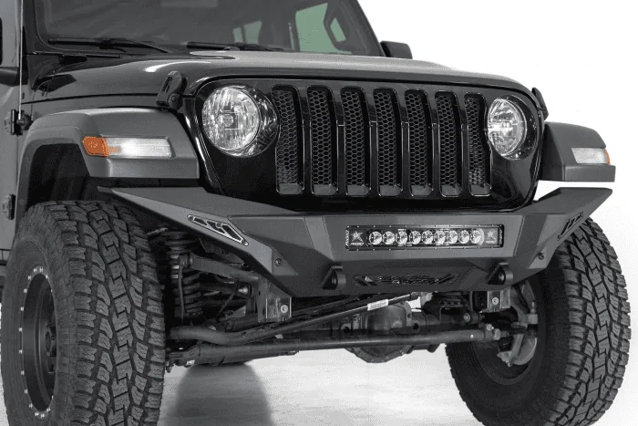 Jeep Gladiator Anyone running steel bumpers without a winch? 1627324597529