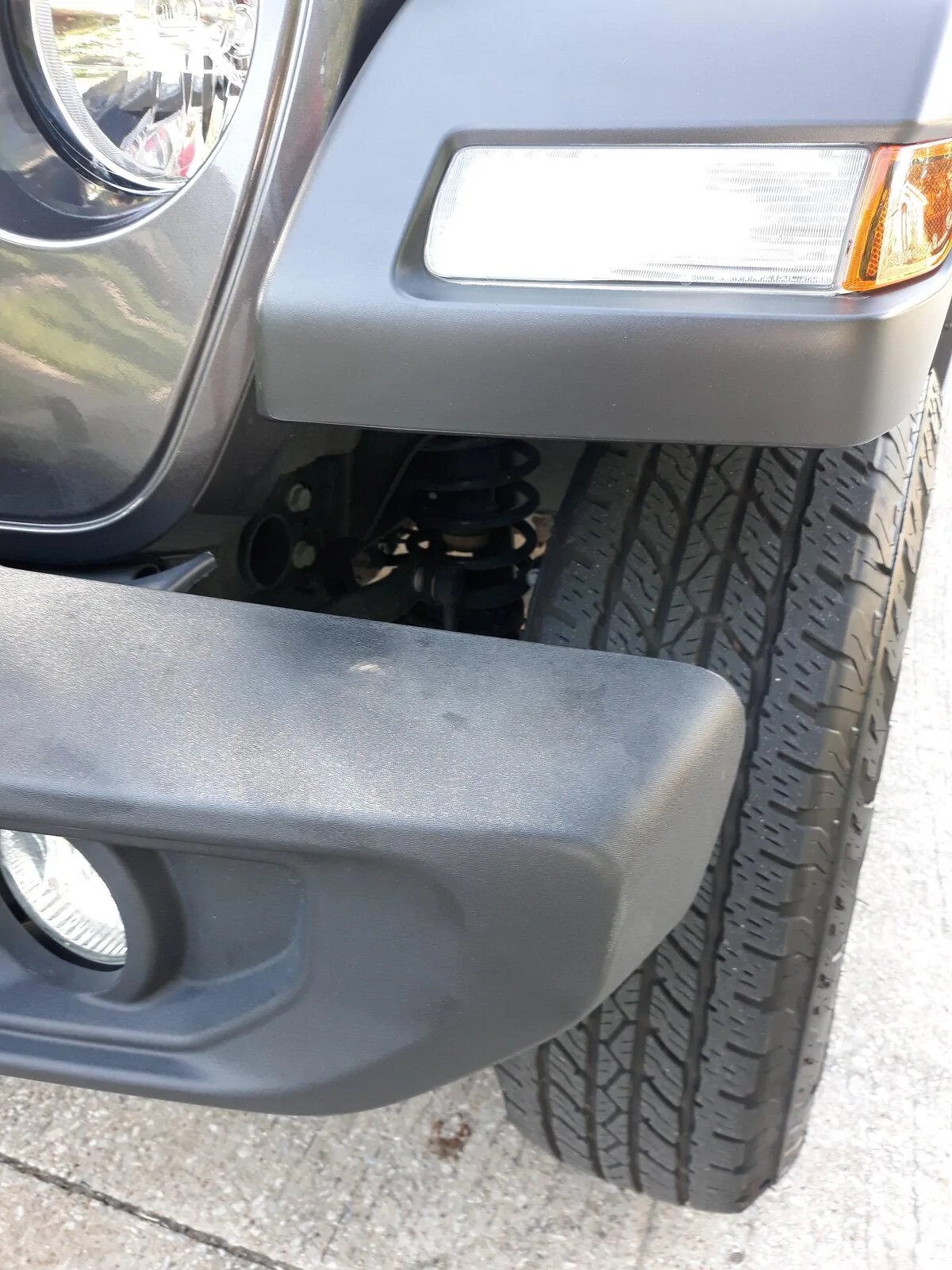 Jeep Gladiator Need information on panel between fender and bumper 20210727_175520