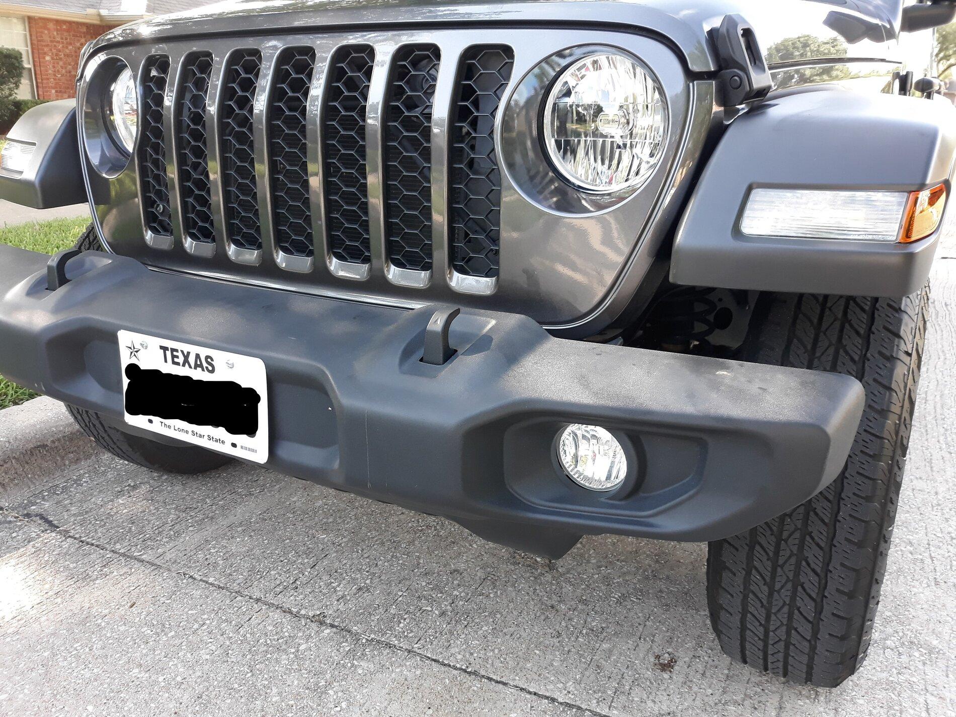 Jeep Gladiator Need information on panel between fender and bumper 20210727_175233
