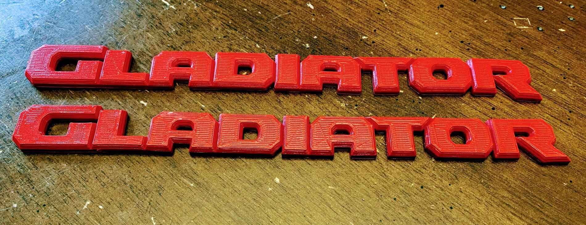 Jeep Gladiator Gladiator Emblems Badges 66B3AE01-3A99-4162-AC53-403439173FBB