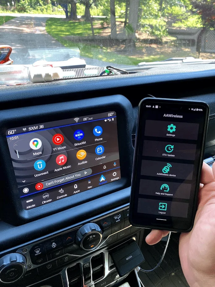 Jeep Gladiator Wireless Android Auto 1627571244377