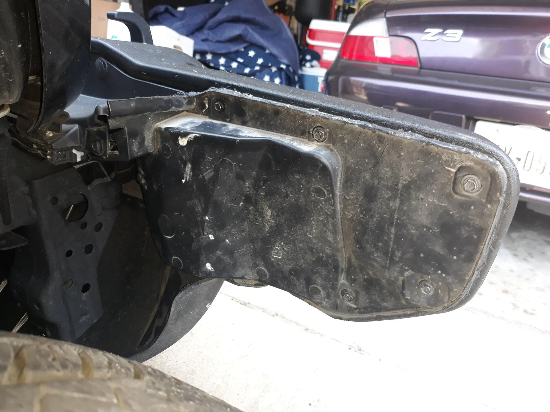 Jeep Gladiator Need information on panel between fender and bumper 20210729_115605