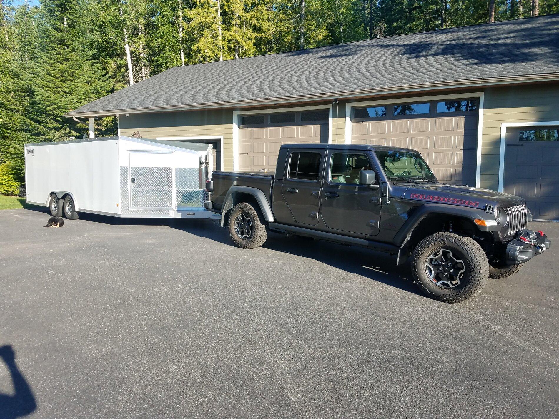 Jeep Gladiator What have you been towing with your Eco Diesel 20210626_070410