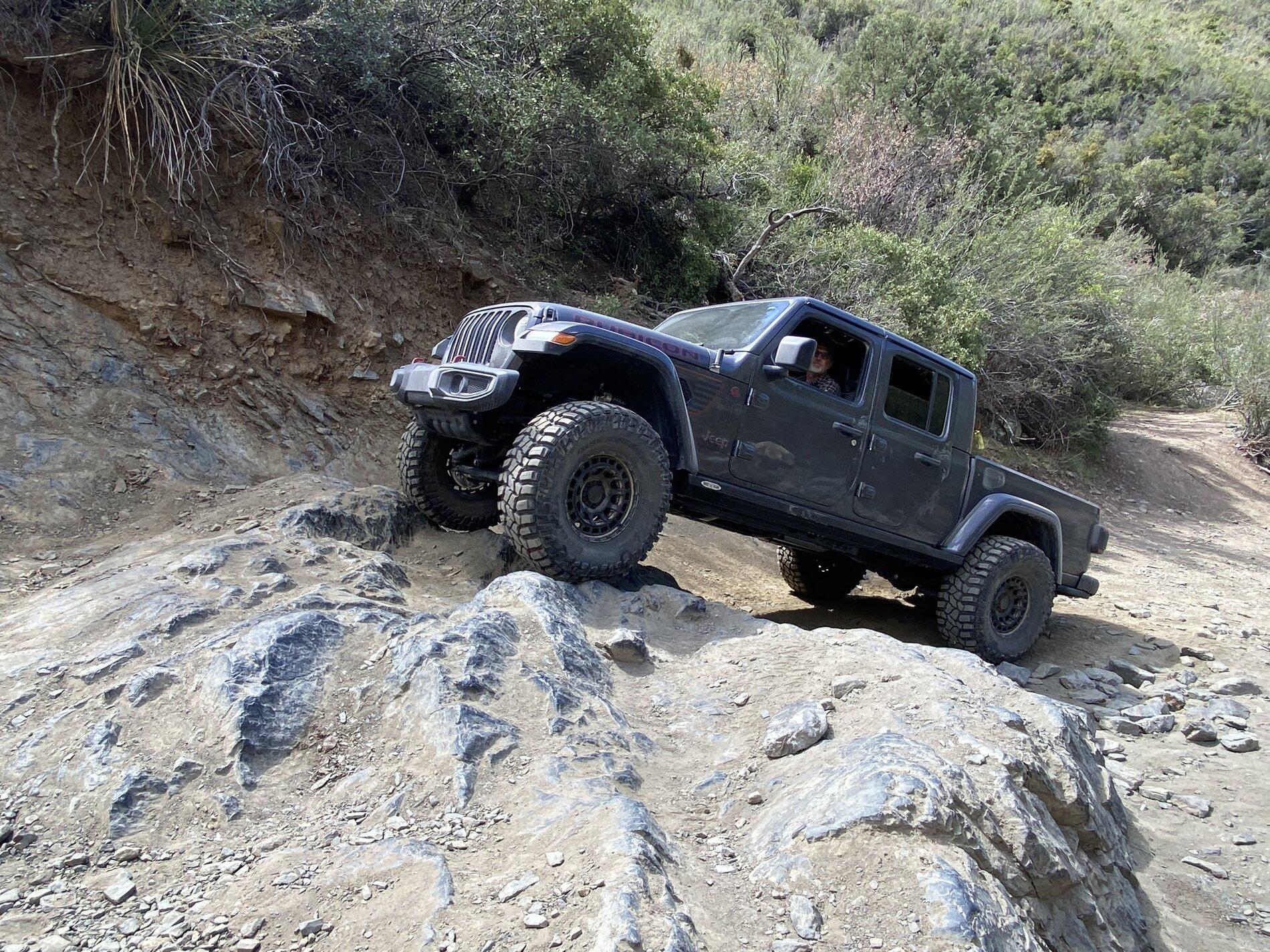 Jeep Gladiator I know I’m going to catch grief for this question. Why go larger wheels and tires AA9A3363-22C7-40DA-8A18-19CF890F06D6