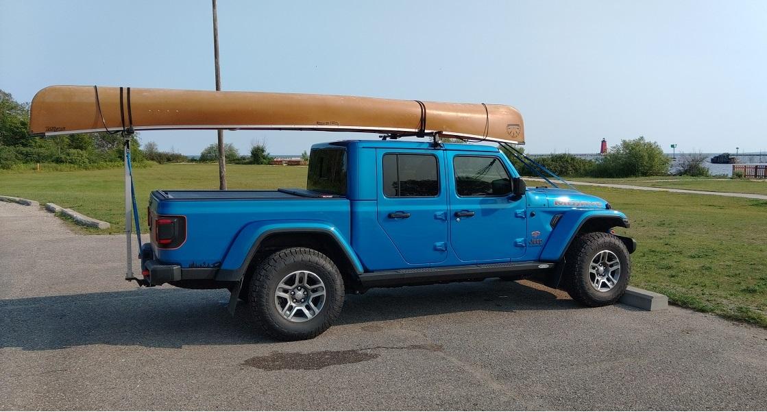 Jeep Gladiator Do You Canoe?  Post your rack pix & how you're haulin it. 1103E