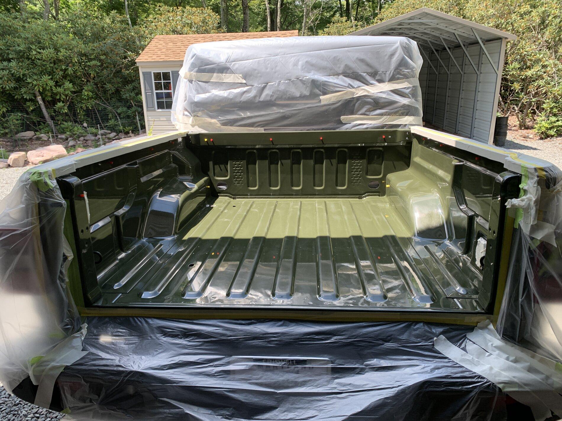 Jeep Gladiator DIY Raptor Spray Lined bed 4C0A8C16-F3FE-41D9-AB40-B4E763CC3918