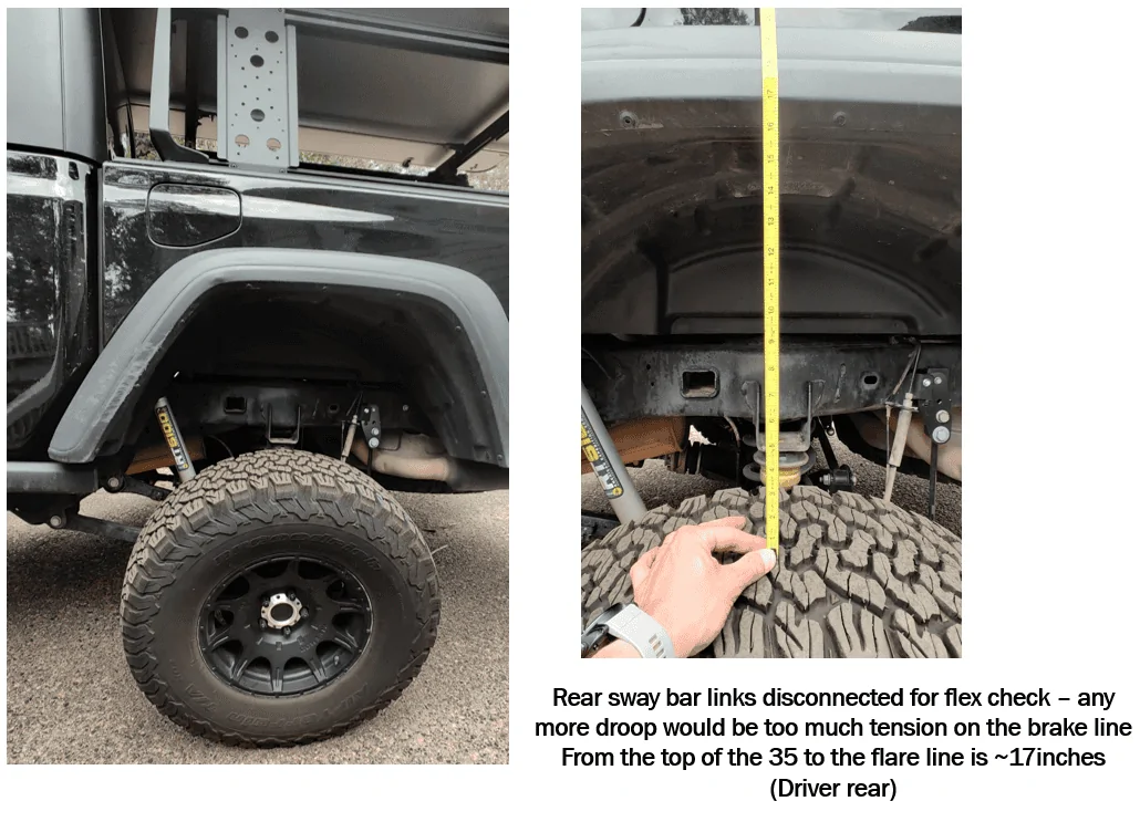 Jeep Gladiator AEV JT 2.5″ DUALSPORT RT SUSPENSION - Installation, tips and MOAB results! Rear Travel