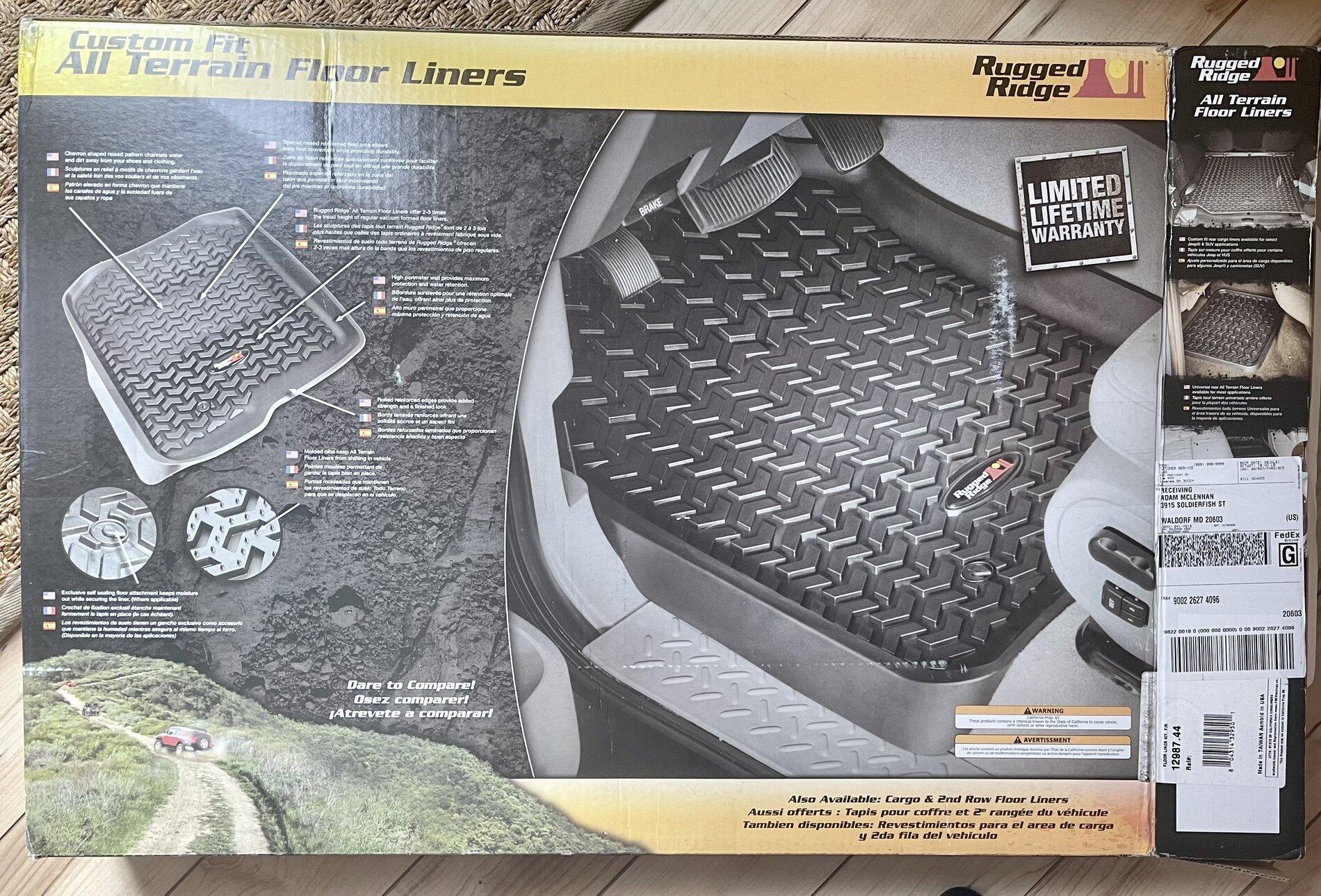Jeep Gladiator SOLD - NIB Rugged Ridge Front/Rear Floor Mats E0E8C5D6-BC72-40F2-B095-06D7DD546F14