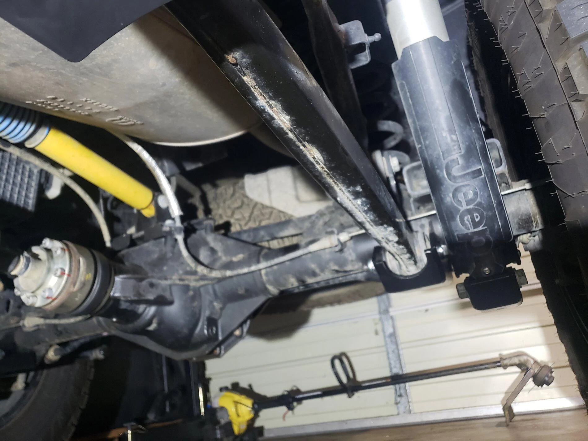 Jeep Gladiator RodReckets Sport S Build Thread JT rear LCA skid