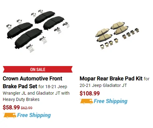 Jeep Gladiator High Altitude Gladiator for highway use? brkae-pads-2
