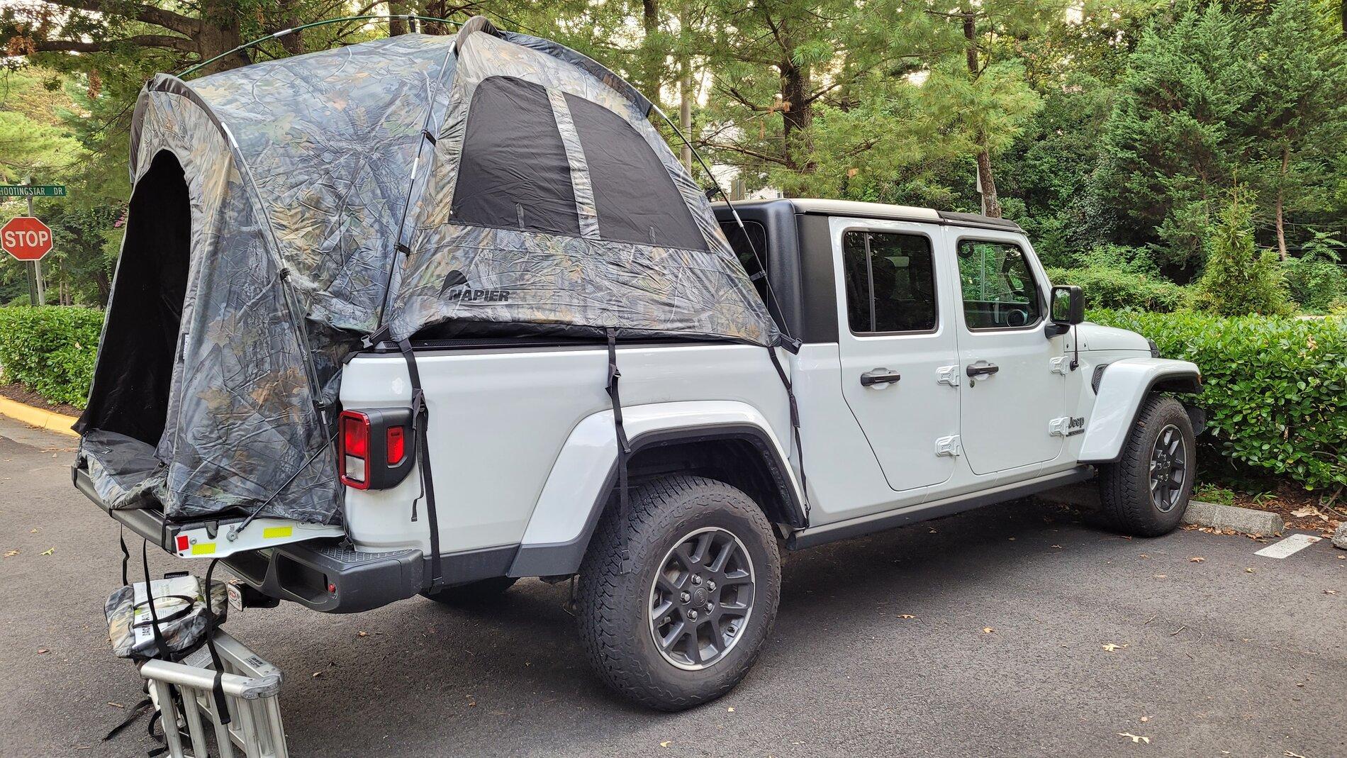 Jeep Gladiator Hell of a deal on a Truck Tent $25 20210803_191951