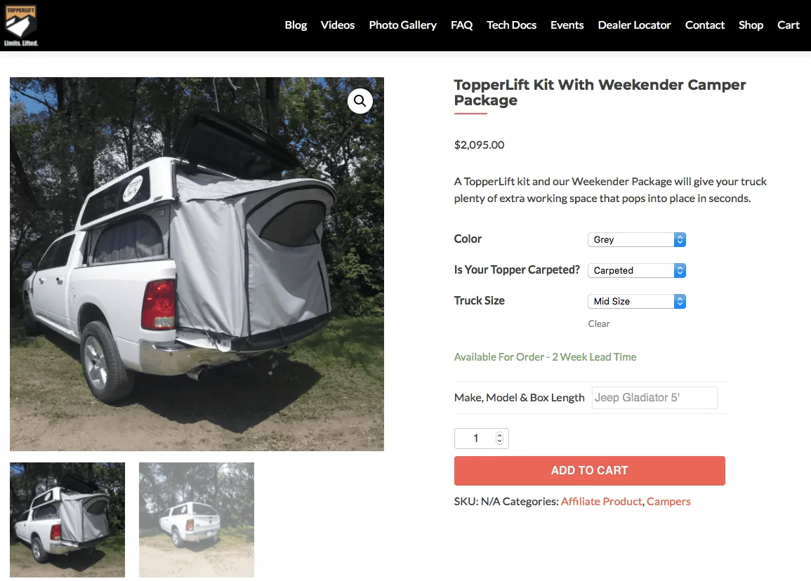 Jeep Gladiator Gladiator Expedition Rigs Screen Shot 2021-08-04 at 6.43.10 PM