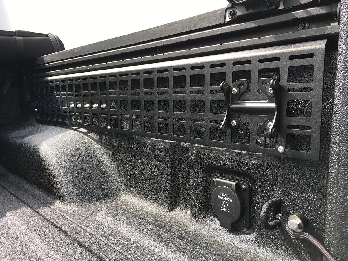 Jeep Gladiator Who has Molle Panels in their Bed (Photos) half-with-arb-mount