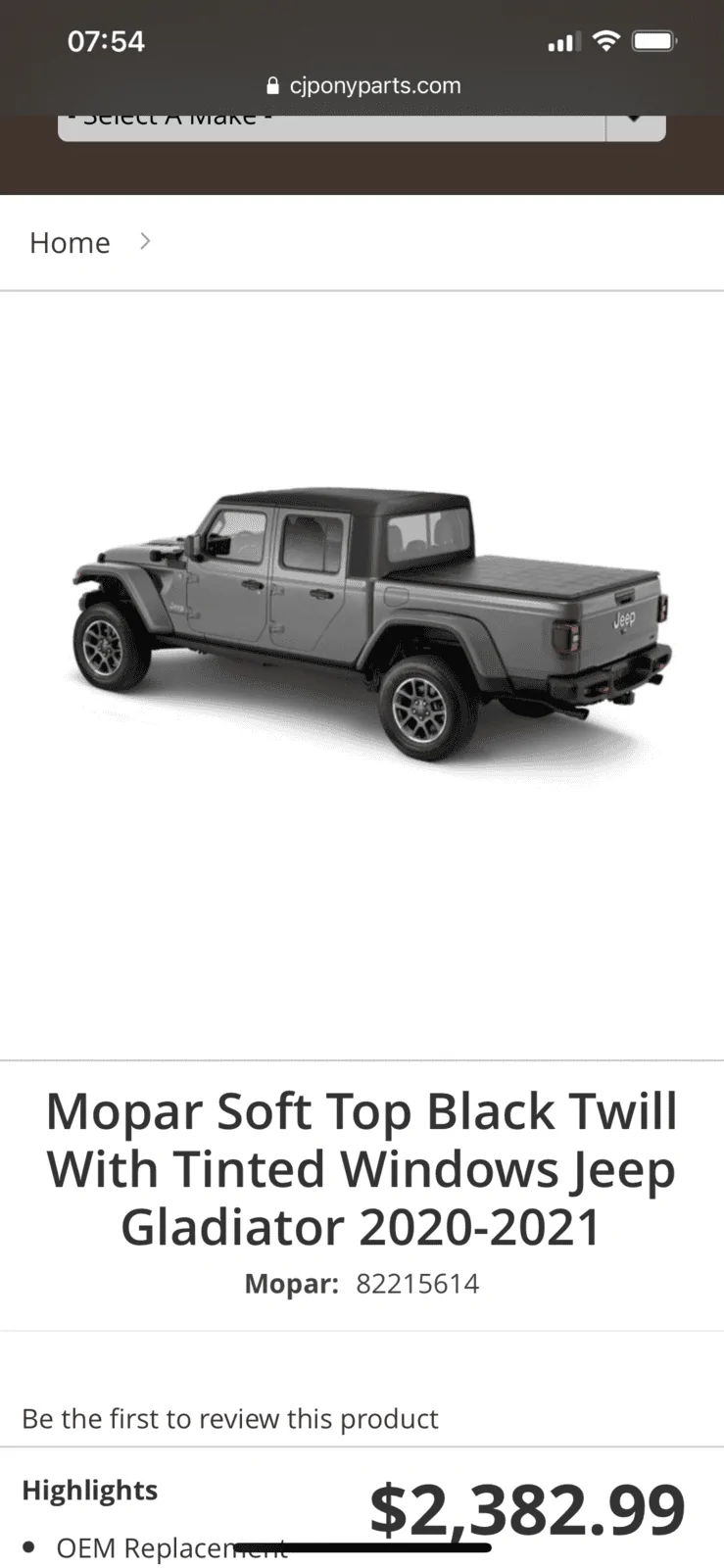 Jeep Gladiator Premium soft top with tinted window C9FBA091-7519-4AE4-9285-5EBA4FBCEBDA