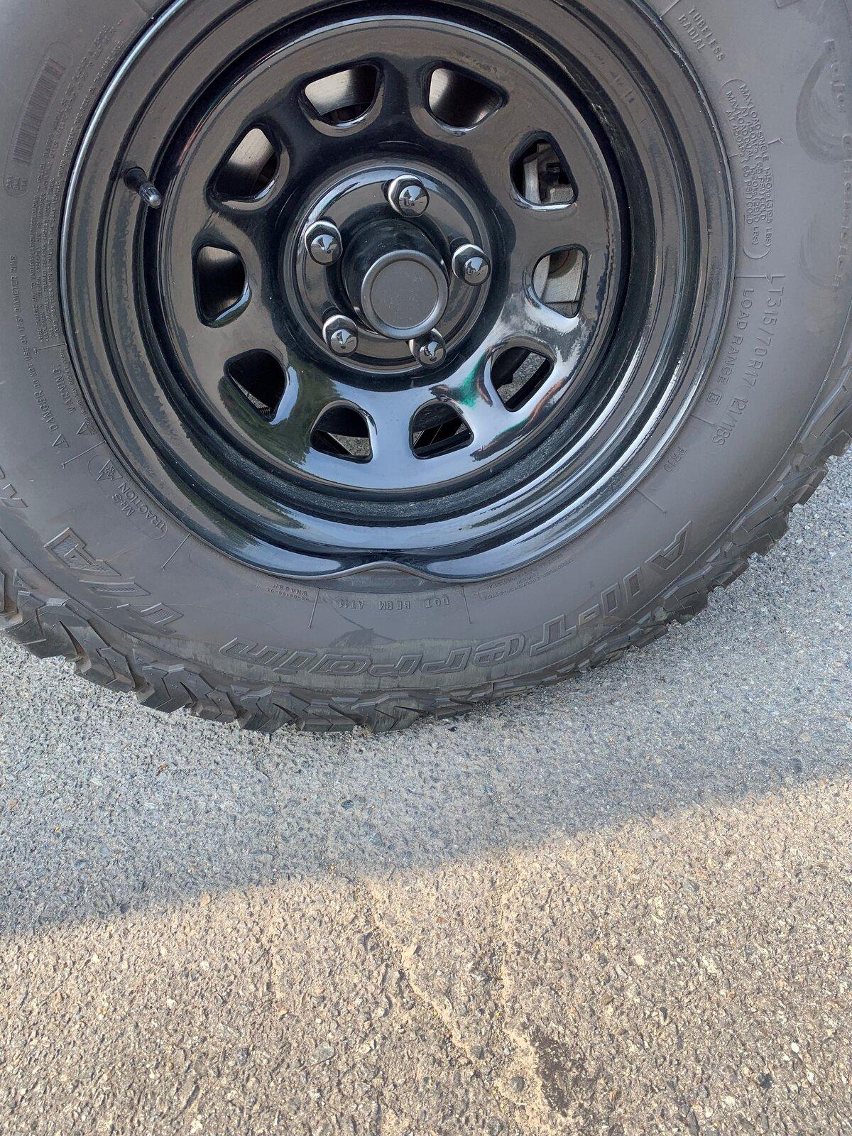 Jeep Gladiator New Steelies, I'm Loving it! bent2