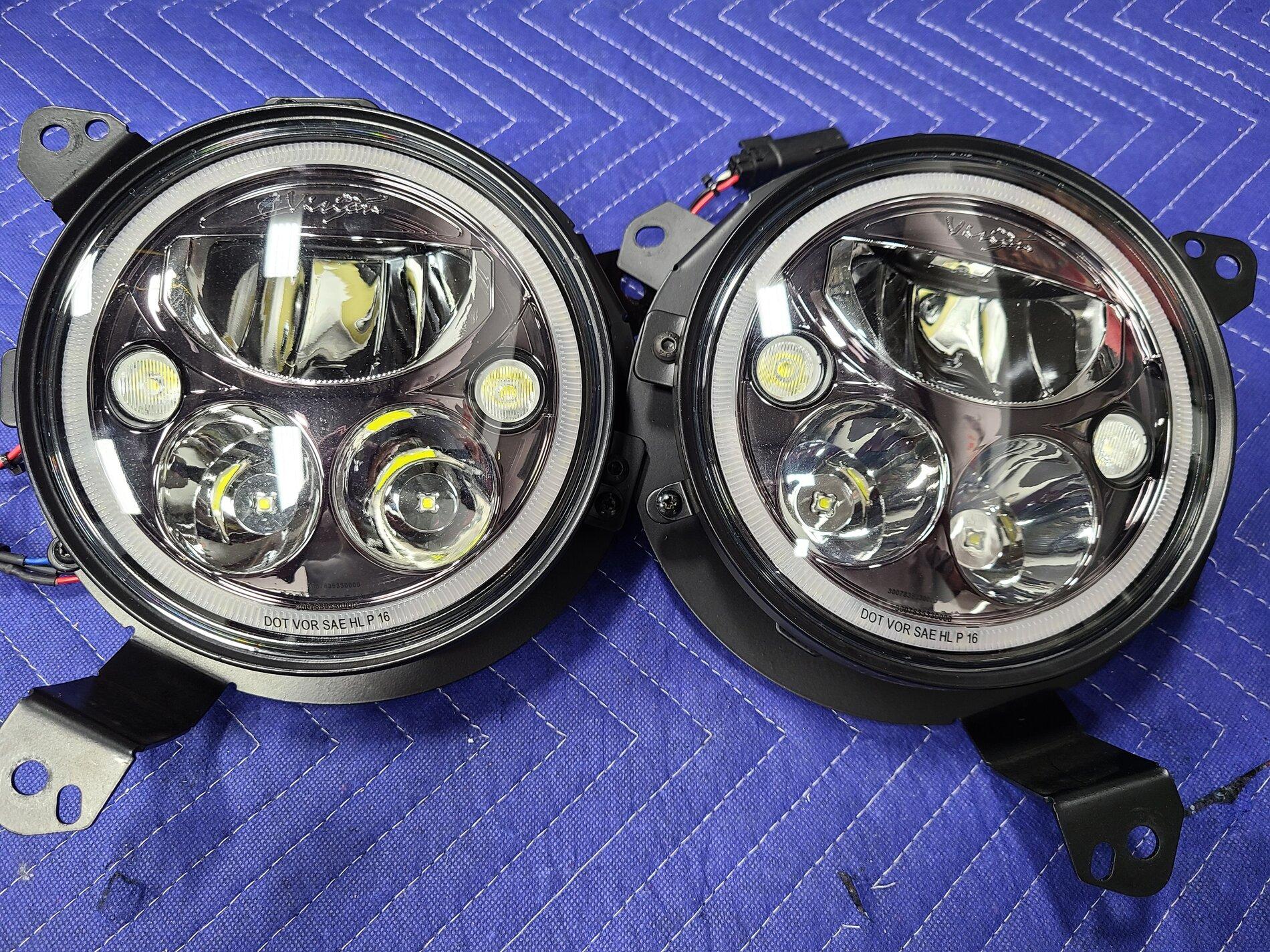 Jeep Gladiator Vision X VX LED HEADLIGHT KIT - BLACK CHROME | WHITE HALO 20210713_090248