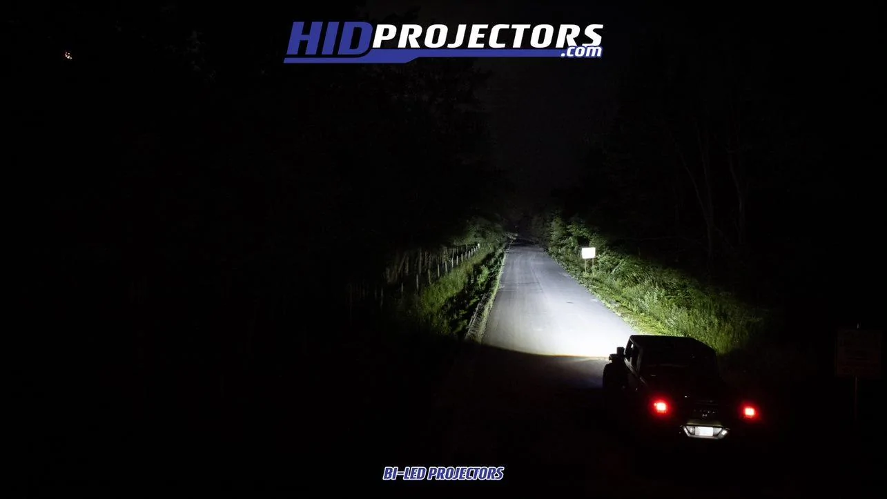 Jeep Gladiator Introducing *NEW* Bi-LED Projector Headlights for Gladiator & JL Wrangler over the shoulder