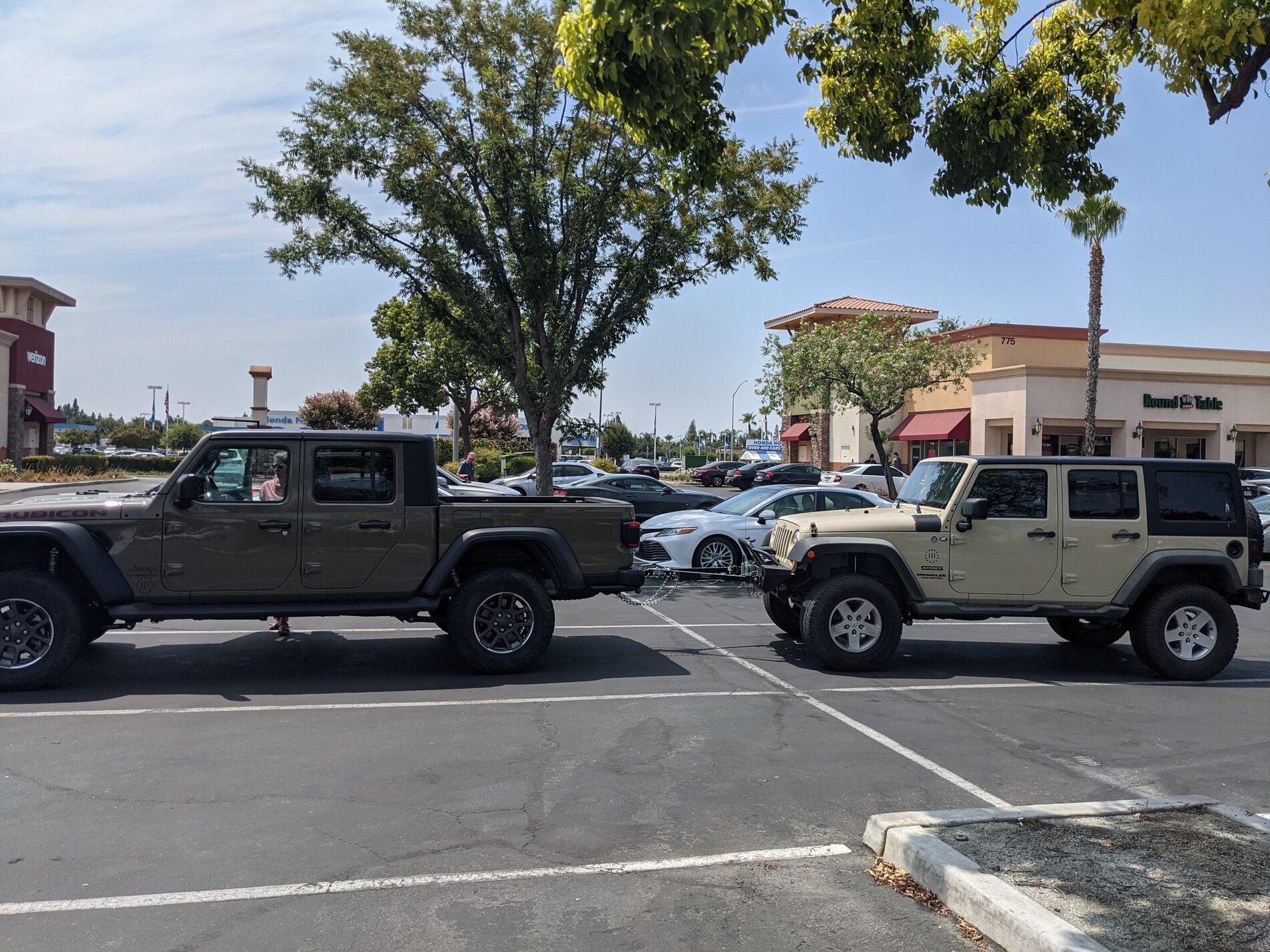 Jeep Gladiator So this wasn't a great idea. PXL_20210730_185902828