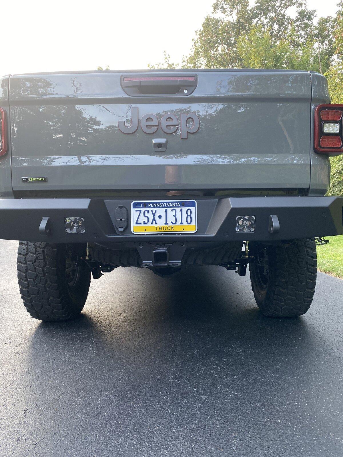 Jeep Gladiator Rebel Off-road Summit Series Rear Bumper 6C156F93-1B17-4F7F-804B-F560114B439C