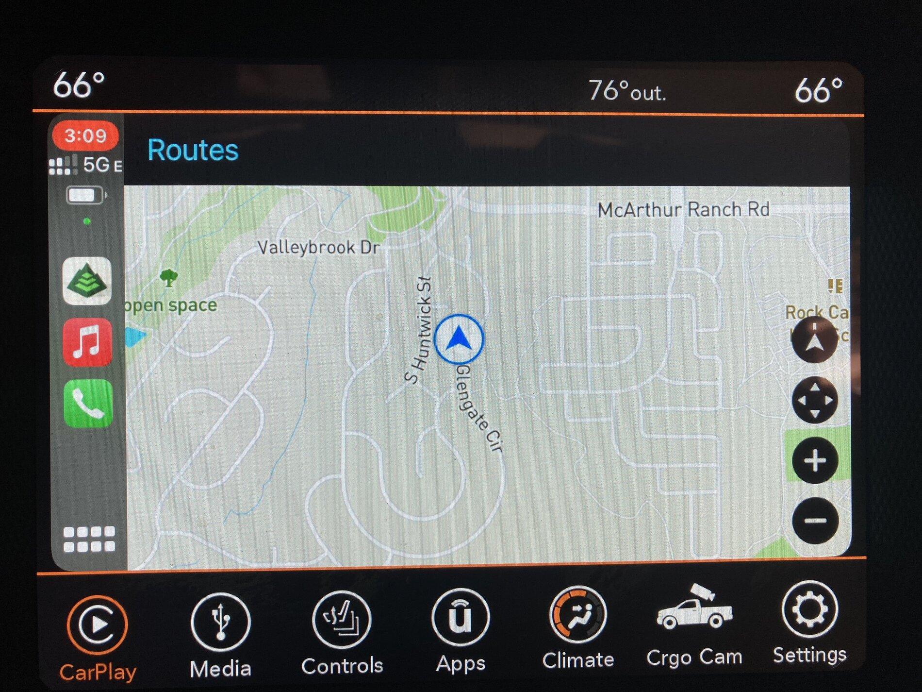 Jeep Gladiator Gaia Program only works on phone… 4ED3CD98-307B-4625-BB38-167018425E7F