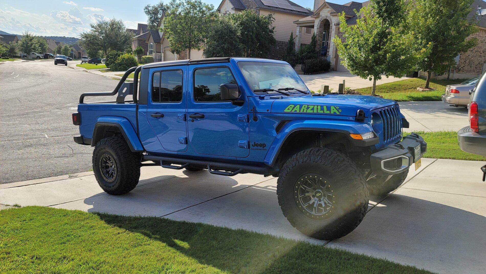 Jeep Gladiator Garzilla 2.0 - 2021 Hydro Blue - Are you not entertained? 20210806_181629